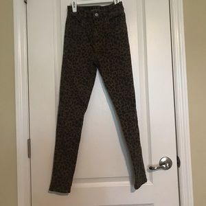 Cheetah American eagle jeans